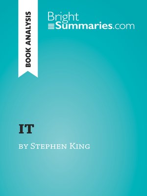 cover image of IT by Stephen King (Book Analysis)